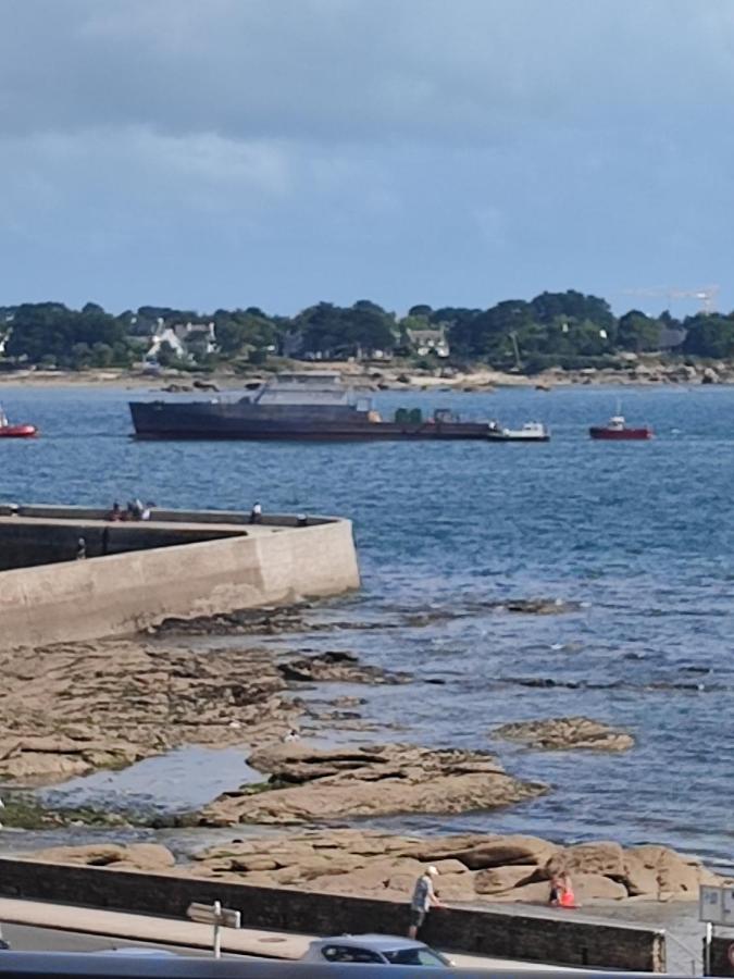 Le 3 Appartement Vue Mer Avec Jardin 100M De La Plage Et De La Thalasso コンカルノー エクステリア 写真