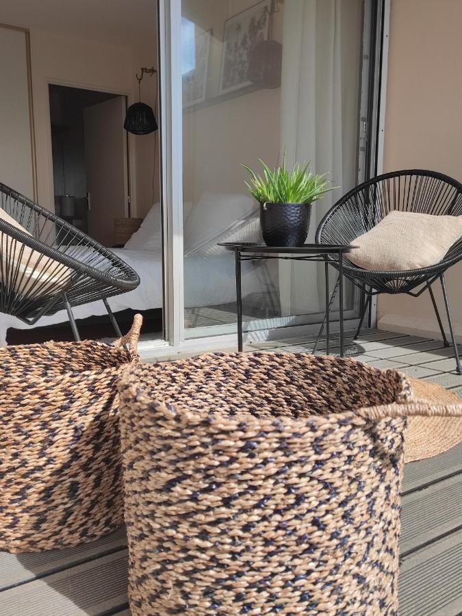 Le 3 Appartement Vue Mer Avec Jardin 100M De La Plage Et De La Thalasso コンカルノー エクステリア 写真